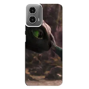 Чохол з принтом «Сцена з драконом» для Motorola MOTO G34