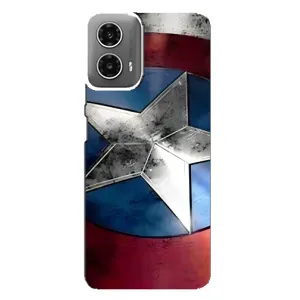 Чехол с принтом «Щит Капитана Америки» для Motorola MOTO G34