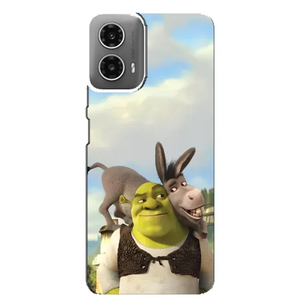 Чехол с принтом «Шрек и Осел» для Motorola MOTO G34