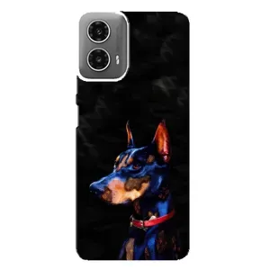 Чехлы с картинками животных Motorola MOTO G34 (Собака)