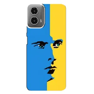Украинские Чехлы для Motorola MOTO G34 с картинкой УПА (AlphaPrint) (Степан Бандера)