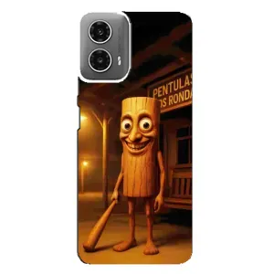 Чохол з принтом «Тунг тунг сахур» для Motorola MOTO G34