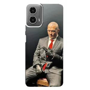Чохол з картинкою Олександр Усик для Motorola MOTO G34 (Усик Hitman)