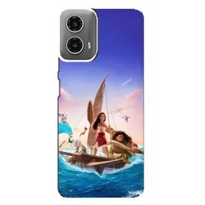 Чехол с принтом «Команда Ваяна Мауи» для Motorola MOTO G34