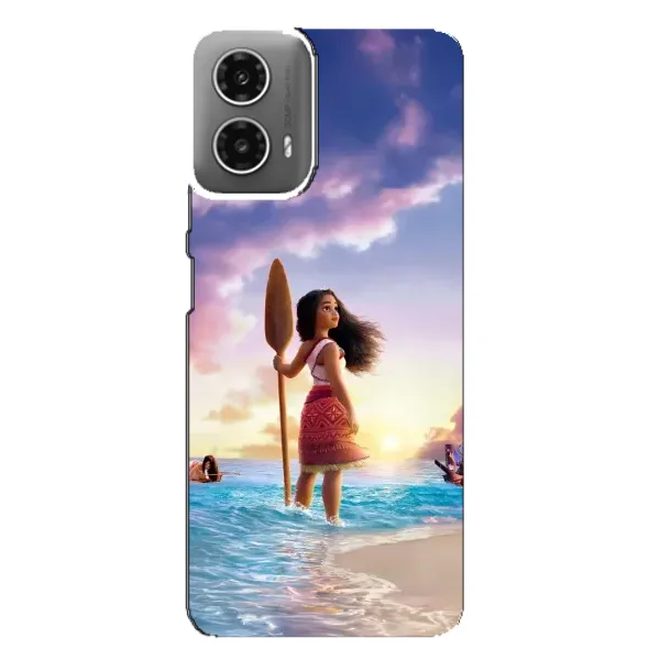 Чехол с принтом «Моана с веслом» для Motorola MOTO G34