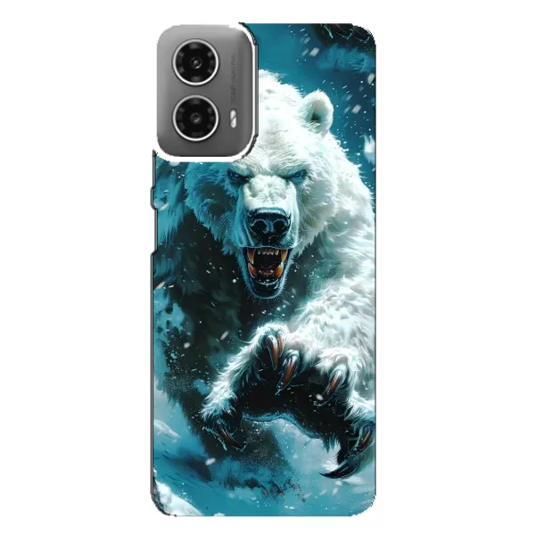 Чехол с принтом «Полярный медведь» для Motorola MOTO G34