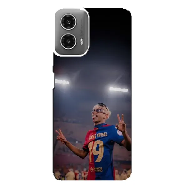 Чохол з принтом «Ямаль на стадіоні» для Motorola MOTO G34