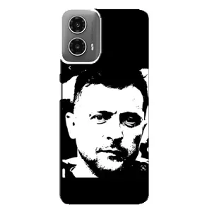 Чехол для Motorola MOTO G34 (AlphaPrint - с принтом Зеленского)