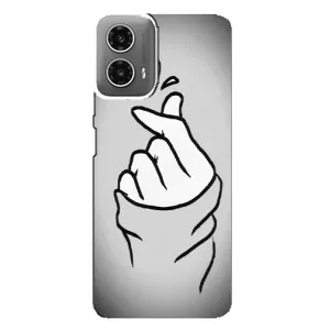 Чехол с принтом «Значок Love» для Motorola MOTO G34