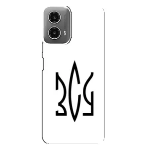 Чохли для Motorola MOTO G34 Укр. Символіка (AlphaPrint) (ЗСУ герб)