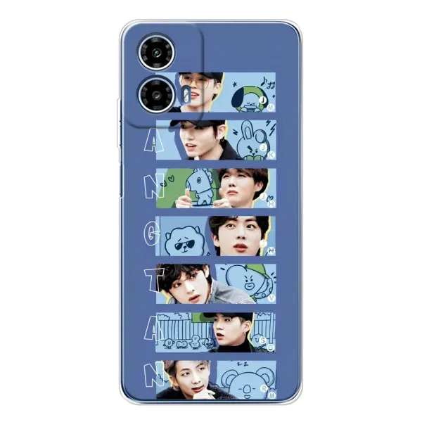 Чохол з принтом «Bangtan» для Motorola Moto G35 Чохол з принтом «Bangtan» для Motorola Moto G35