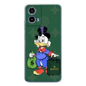 Чехли для Motorola Moto G35 - Скрудж МакДак Louis Vuitton (PREMIUMPrint)