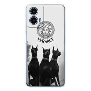 Чохли VERSACE для Моторола Мото Джі85 (PREMIUMPrint) (Доберман Версаче)