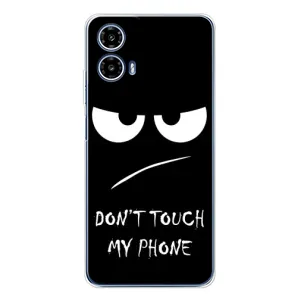 Чохол з принтом «Dont Touch» для Motorola Moto G35