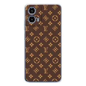 Чехлы Луи Витон для Motorola Moto G35 (AlphaPrint - LOUIS VUITTON) (фон LOUIS VUITTON)