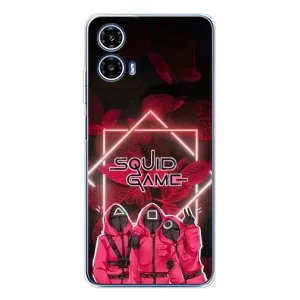 Чохол Гра в кальмара для Motorola Moto G35 (Охоронці Гра кальмара)