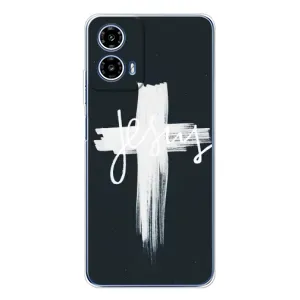 Чехол для Motorola Moto G35 (AlphaPrint) - (Христианские)