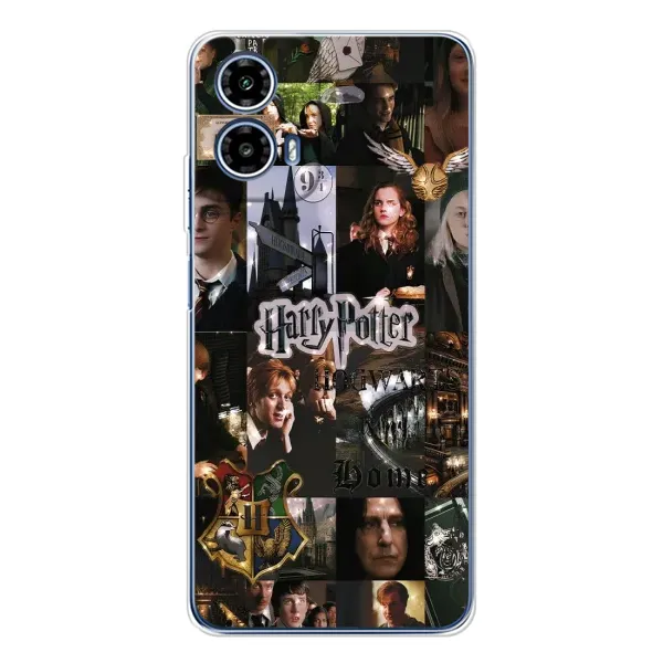 Чехол с принтом «коллаж Гарри Поттер» для Motorola Moto G35 Чехол с принтом «коллаж Гарри Поттер» для Motorola Moto G35