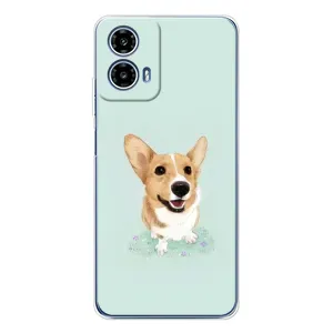 Чохли з собаками для Motorola Moto G35 (VPrint) (Коргі)