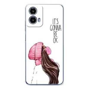 Чехол с печатью для Motorola Moto G35 - (Мода) (AlphaPrint) (Коронавирус)