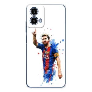 Чехлы Месси для Motorola Moto G35 (AlphaPrint) (Лео Месси)