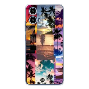 Силіконовий чохол з КАРТИНКАМИ літо для Motorola Moto G35 (AlphaPrint) (Літня відпустка)