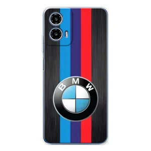 Чохол для Моторола Мото Джі85 - з принтом БМВ (AlphaPrint) (Лого BMW)