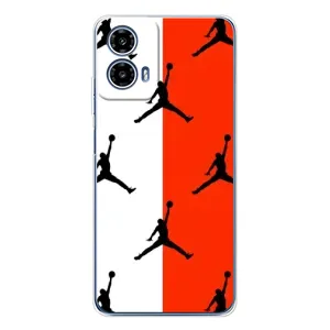 Чехлы для Motorola Moto G35 - с картинкой JORDAN (AlphaPrint) (Лого Джордан)