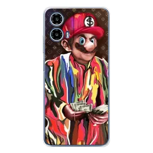 Бренднові Чохли для Motorola Moto G35 - (PREMIUMPrint) (Mario LV)