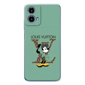 Чехлы Луи Витон для Motorola Moto G35 (AlphaPrint - LOUIS VUITTON) (Микки Маус LV)