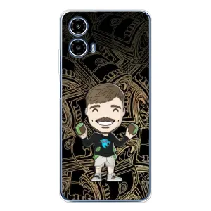 Чохол з принтом «Mister Beast» для Motorola Moto G35