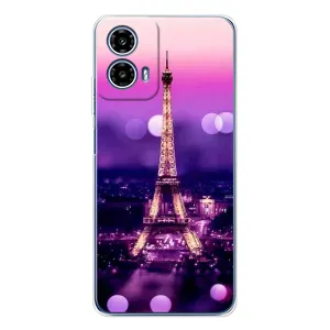 Чехол Эйфелева Башня для Motorola Moto G35 - (AlphaPrint) (Париж Башня)