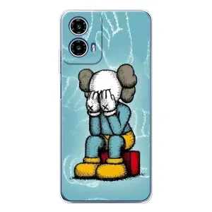 Чохли для Motorola Moto G35 - Bearbrick Louis Vuitton (PREMIUMPrint) (Плач Bearbrick)