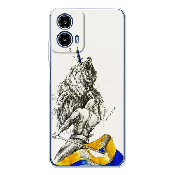 Чохол з принтом «Перемога» для Motorola Moto G35 Чохол з принтом «Перемога» для Motorola Moto G35