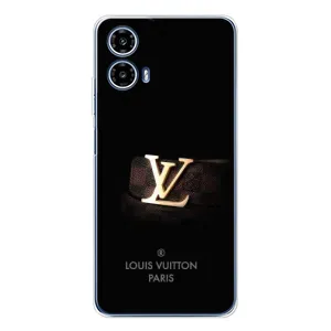 Чехлы Луи Витон для Motorola Moto G35 (AlphaPrint - LOUIS VUITTON) (ремешок LV)