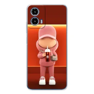 Крутые Чехлы Луи Виттон для Motorola Moto G35 (AlphaPrint) (С Кофе)