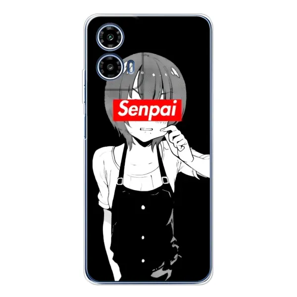 Чехол с принтом «Senpai» для Motorola Moto G35 Чехол с принтом «Senpai» для Motorola Moto G35