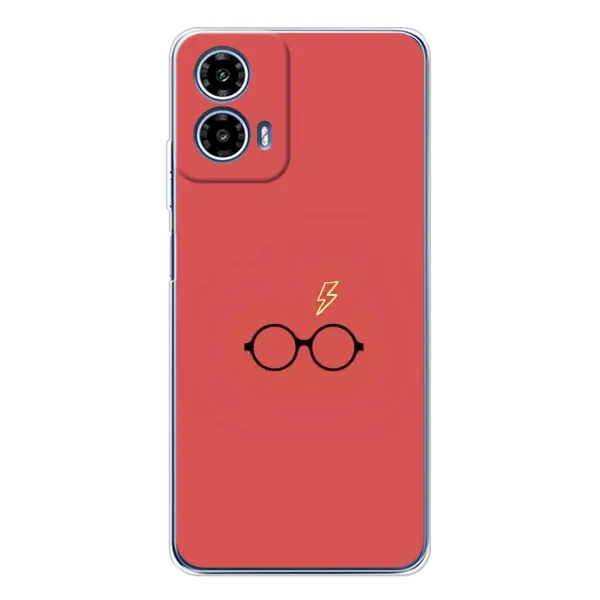 Чехол с принтом «шрам и очки» для Motorola Moto G35