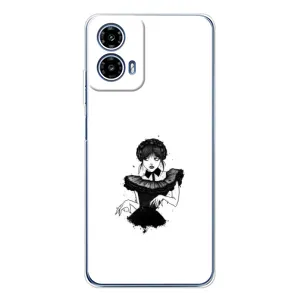 Чехлы Венсдей на Motorola Moto G35 Уэнсдей (AlphaPrint)