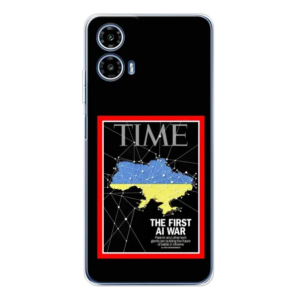 Чохол з принтом «TIME Ukraine» для Motorola Moto G35