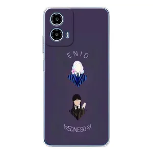 Чехол с принтом «Уэнздей и подруга» для Motorola Moto G35
