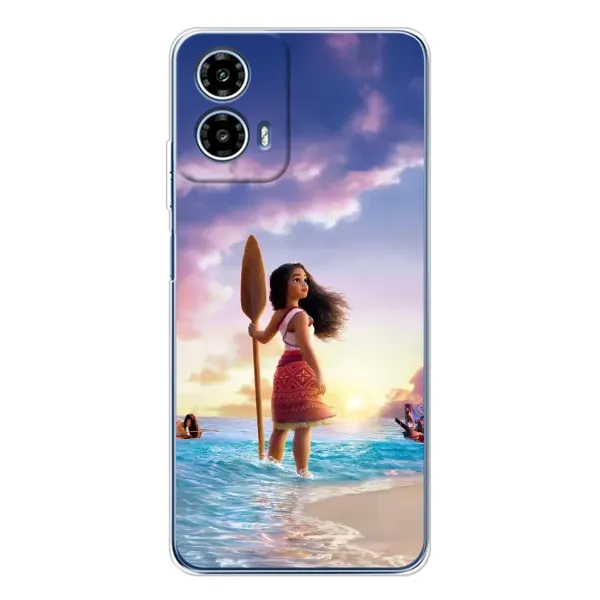 Чохол з принтом «Моана з веслом» для Motorola Moto G35 Чохол з принтом «Моана з веслом» для Motorola Moto G35