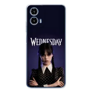 Чехол с принтом «Wednesday» для Motorola Moto G35
