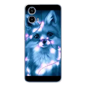 Чохли з картинкою Лисичка для Motorola Moto G35 (VPrint) (Яскрава лисичка)