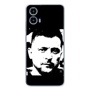 Чохол з принтом «Зеленский АРТ» для Motorola Moto G35
