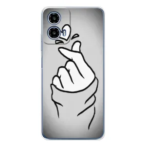 Чехол с принтом «Значок Love» для Motorola Moto G35