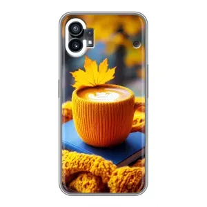 Чохол з унікальним дизайном 'Осінь з кавою' для Motorola Moto G36 (Кава на жовтому пледі)