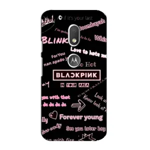 Чохол з музикальним гуртом для Motorola MOTO G4 Play (BLACKPINK)