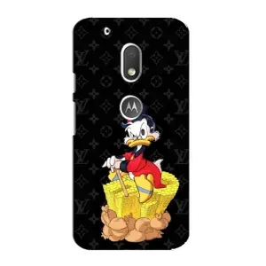 Чехли для Motorola MOTO G4 Play - Скрудж МакДак Louis Vuitton (PREMIUMPrint) (Богатство Макдака)