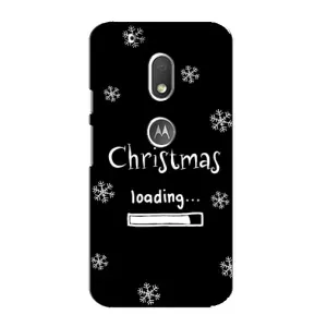 Різдвяні, Святкові Чохли для Моторола МОТО G4 Плей (Christmas loading)